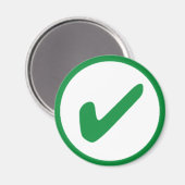 Symbol für grünen Karo schreiben Magnet (Vorderseite/Rückseite)