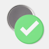 Symbol für grünen Karo schreiben Magnet (Vorderseite/Rückseite)