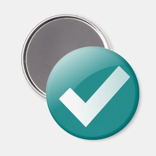 Symbol für grünen Karo schreiben Magnet (Vorderseite/Rückseite)