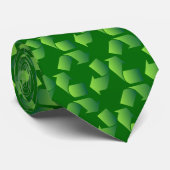 Symbol für grünen Recycle Krawatte (Gerollt)