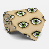 Symbol für grünes Auge Krawatte (Gerollt)