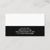 Symbol für grünes Gebäude Visitenkarte (Rückseite)