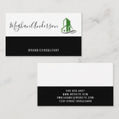 Symbol für grünes Gebäude Visitenkarte (Vorne/Hinten)