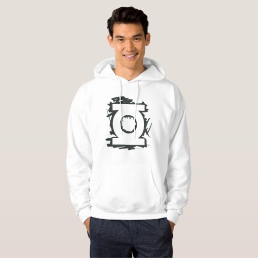 Symbol für grünes Laternenzeichen Hoodie (Vorne ganz)