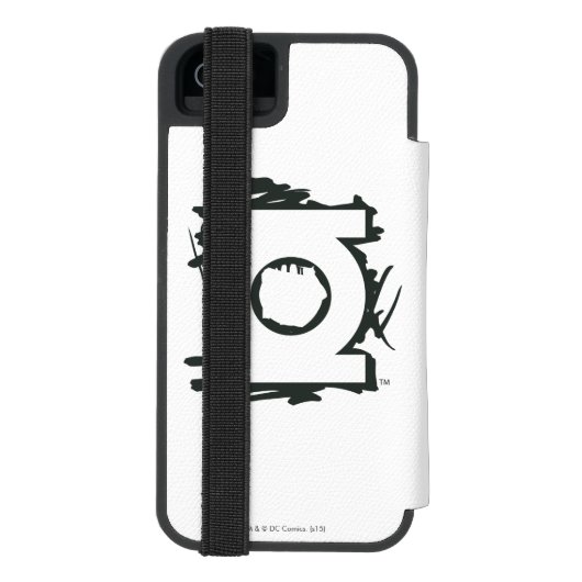 Symbol für grünes Laternenzeichen Incipio iPhone Geldbeutel-Hülle (Folio Rückseite)