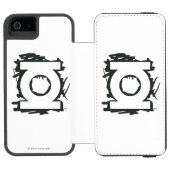 Symbol für grünes Laternenzeichen Incipio iPhone Geldbeutel-Hülle (Folio Geöffnet)