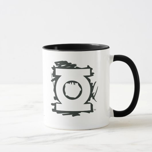 Symbol für grünes Laternenzeichen Tasse (Rechts)