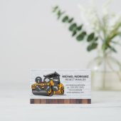 Symbol für Hardware-Tools | Dampfwalze Visitenkarte (Stehend Vorderseite)