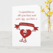 Symbol für Herz-Kreislauf-Bewusstsein Karte (Gelbe Blume)