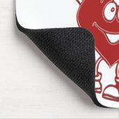 Symbol für Herz-Kreislauf-Bewusstsein Mousepad (Ecke)