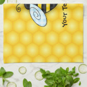 Symbol für Hummeln und Honeycomb Handtuch (Gefaltet)