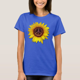 Symbol für innere Sonnenblume signieren Anti-Krieg T-Shirt