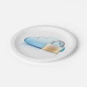 Symbol für Internetsicherheit Padlock Paper-Teller Pappteller (Schrägansicht)