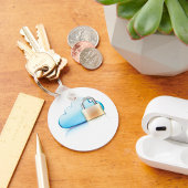 Symbol für Internetsicherheit Schloss Sicherer Sch Schlüsselanhänger