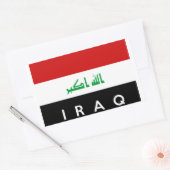 Symbol für iraq rechteckiger aufkleber (Umschlag)