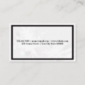 Symbol für Kameraablensen | Hintergrund tropischer Visitenkarte (Rückseite)