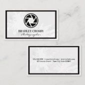 Symbol für Kameraablensen | Hintergrund tropischer Visitenkarte (Vorne/Hinten)