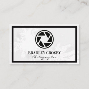 Symbol für Kameraablensen Hintergrund tropischer Visitenkarte