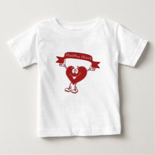 Symbol für Kardiologie des Bewusstseins für gesund Baby T-shirt
