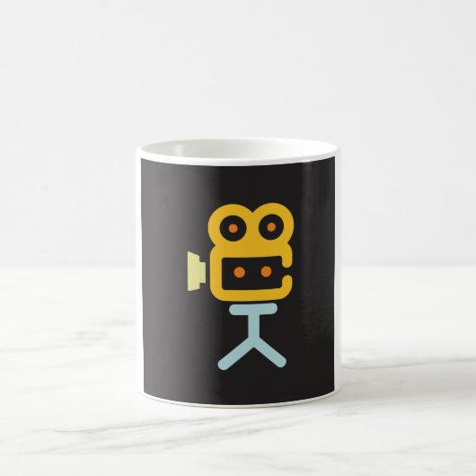 Symbol für Kinokamera Kaffeetasse (Mittel)