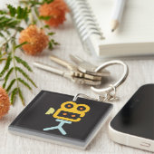 Symbol für Kinokamera Schlüsselanhänger (Vorderseite rechts)