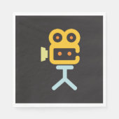 Symbol für Kinokamera Serviette (Vorderseite)