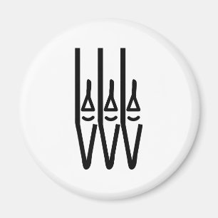 Symbol für Kirchenorgel Magnet