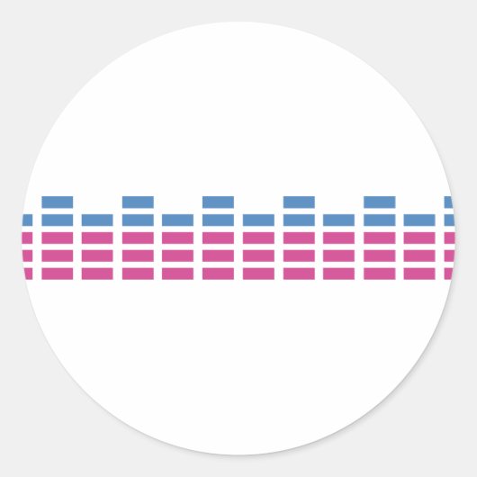 Symbol für Klubsound Runder Aufkleber (Vorderseite)