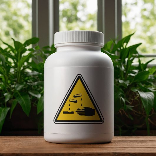 Symbol für korrosionsgefährdende Stoffe Aufkleber