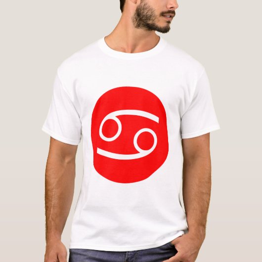 Symbol für Krebs - Angepasste T-Shirt (Vorderseite)