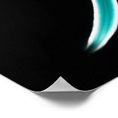 Symbol für leichtes japanisches Kanji Poster (Ecke)