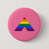 Symbol für LGBT, gerade Pyramide Button (Vorderseite)