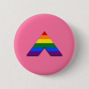 Symbol für LGBT, gerade Pyramide Button