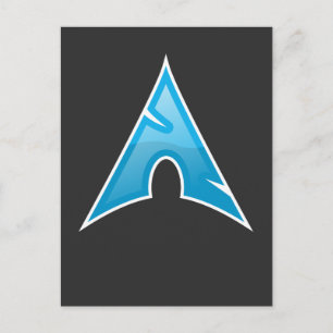 Symbol für Linux-Liebe-Logo für Computergenius-Arc Postkarte