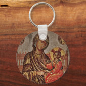 Symbol für Madonna und Kind Schlüsselanhänger (Vorderseite)