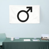 Symbol für männliches Geschlecht Banner (Messeveranstaltung)