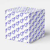 Symbol für männliches Geschlecht Geschenkschachtel (Rückseite)