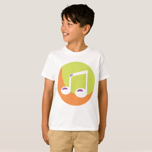 Symbol für musikalische Note T-Shirt (Vorne ganz)