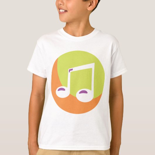 Symbol für musikalische Note T-Shirt (Vorderseite)