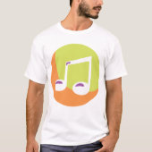 Symbol für musikalische Note T-Shirt (Vorderseite)