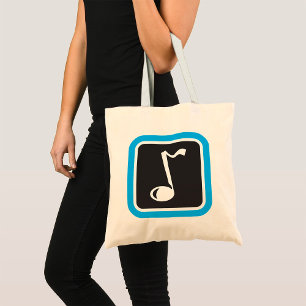 Symbol für Musikalische Note Tote Bag Tragetasche