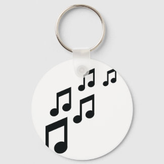 Symbol für Musiknoten Schlüsselanhänger
