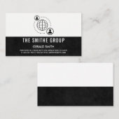 Symbol für Netzwerkkommunikation Visitenkarte (Vorne/Hinten)