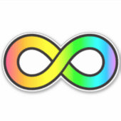 Symbol für NeuroVielfalt Aufkleber (Vorderseite)