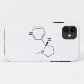 Symbol für Nikotinchemikalien Case-Mate iPhone Hülle (Rückseite (Horizontal))