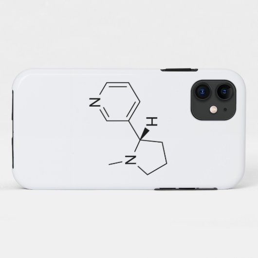 Symbol für Nikotinchemikalien Case-Mate iPhone Hülle (Rückseite (Horizontal))
