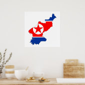 Symbol für Nordkorea Poster (Küche)