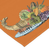 Symbol für Orange Custom Family Name Dragon Kurzer Tischläufer (Ecke)