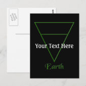 Symbol für Pagan-Elemente Postkarte (Vorne/Hinten)