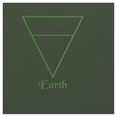 Symbol für Pagan-Elemente Stoff (Nahaufnahme)